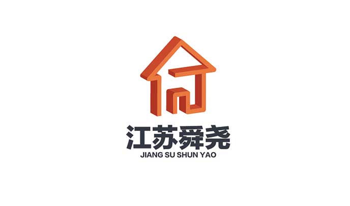 江蘇舜堯建設工程有(yǒu)限公司項目标志(zhì)設計(jì)-建築logo形象設計(jì)品牌